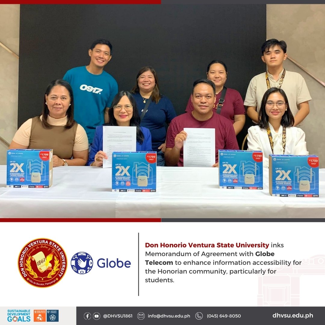10152024   Globe Telecom supports DHVSU in providing accessible information   Information DHVSU