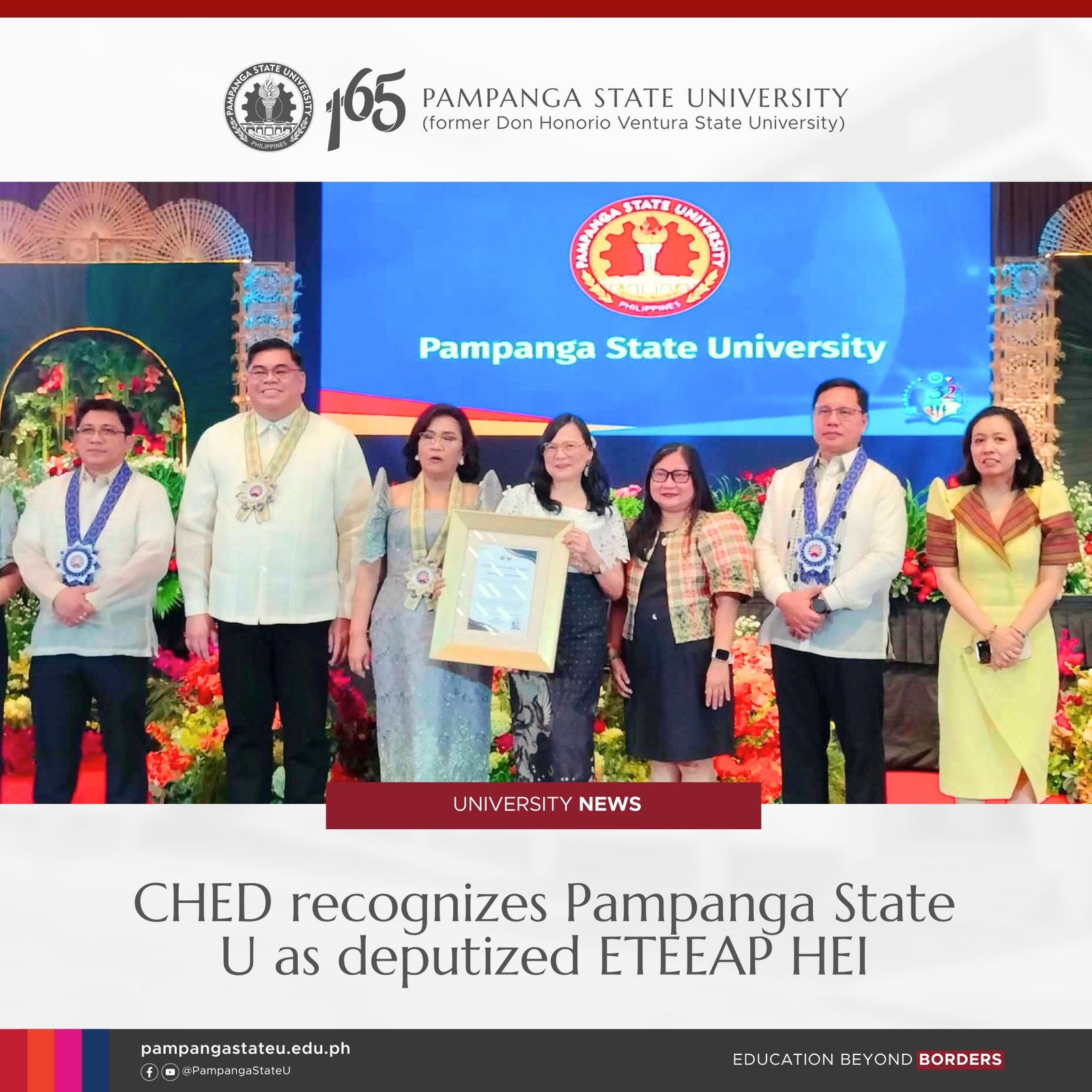 CHED Recognizes Pampanga State U as deputized ETEEAP HEI